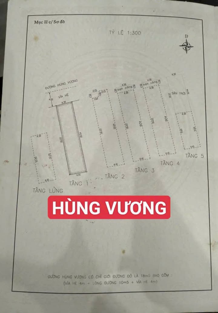 Nhà mặt tiền đường Hùng Vương, Hải Châu, Đà Nẵng 80m² giá 25 tỷ - Vị trí đắc địa, thông ra Bạch Đằng!