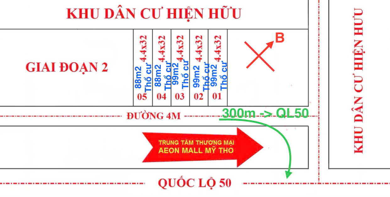 Đất nền đẹp phường Đạo Thạnh 140m² giá 960 triệu - Vị trí trung tâm tiềm năng