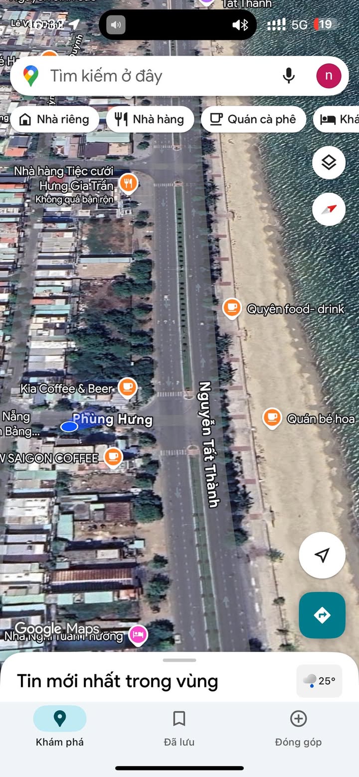 Đất Mặt Tiền Phùng Hưng 79m² giá 8 tỷ - Cách biển 3 bước chân!