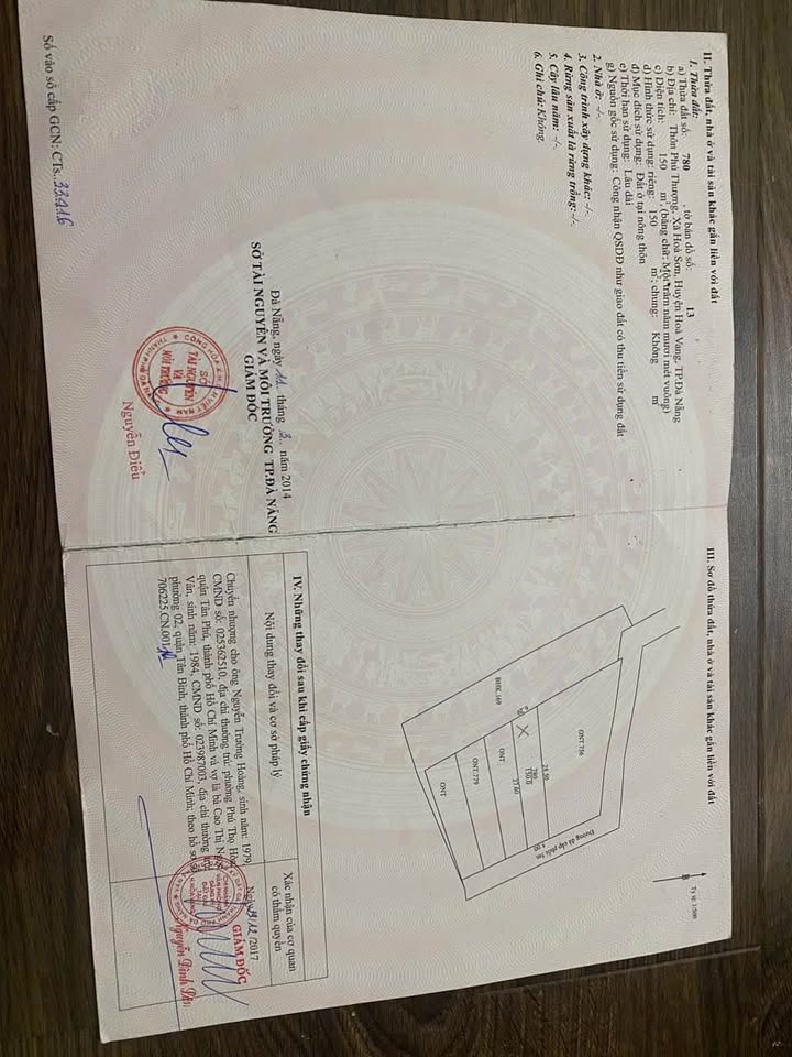 Đất liền kề Hòa Khánh, Đà Nẵng 300m² chỉ 1.1 tỷ - Sổ hồng chính chủ!