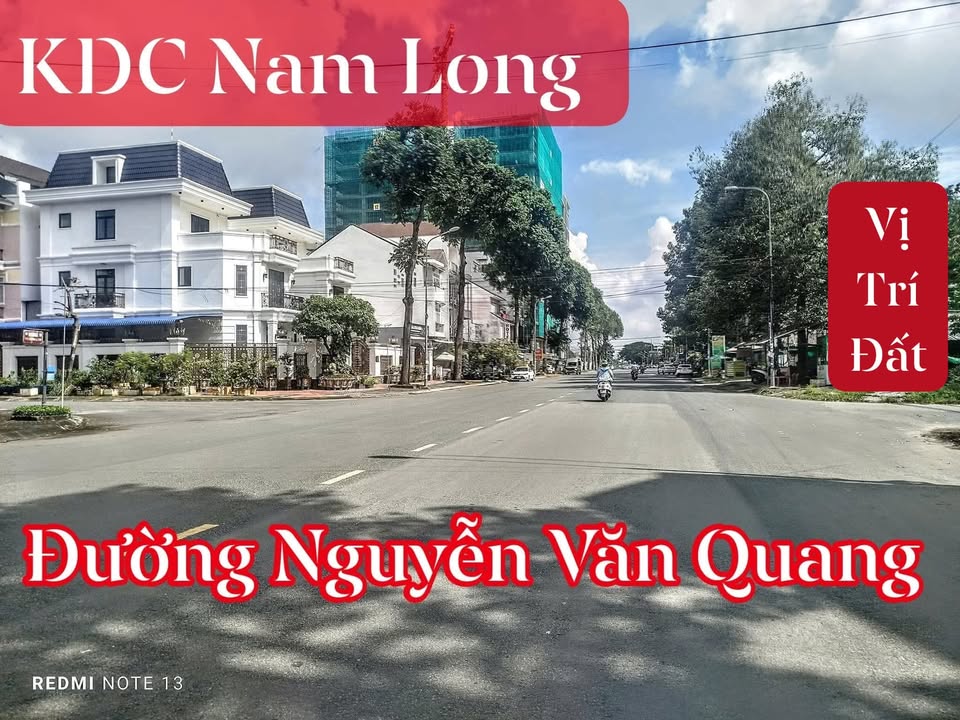 Cặp nền góc đường Nguyễn Văn Quang, 227m² giá 15 tỷ - Đầu tư sinh lời cao!