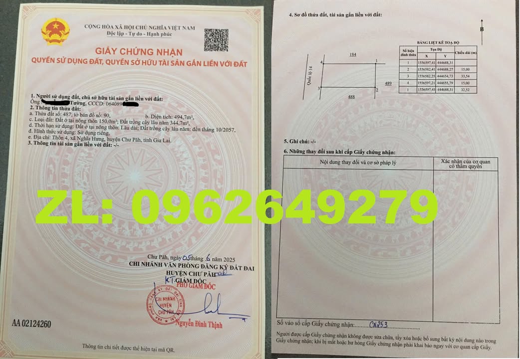 Đất nền mặt tiền Quốc lộ 14, xã Nghĩa Hưng, 495m² giá 4.4 tỷ - Đầu tư sinh lời cao!