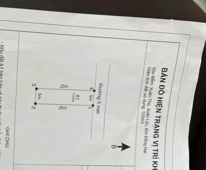 Đất nền Trảng Bom 125m² giá 500 triệu - Sổ đỏ chính chủ, mặt tiền đường Xuân Thọ!