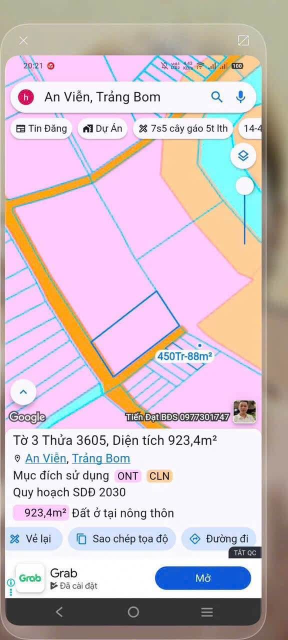 Đất thổ cư An Viễn Trảng Bom 1440m² - Phân lô tách thửa dễ dàng!