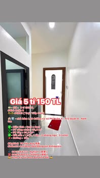 Nhà hẻm 3m đường Cư Xá Phú Lâm A, Quận 6, 32m² giá 5.15 tỷ - Chính chủ bán gấp!