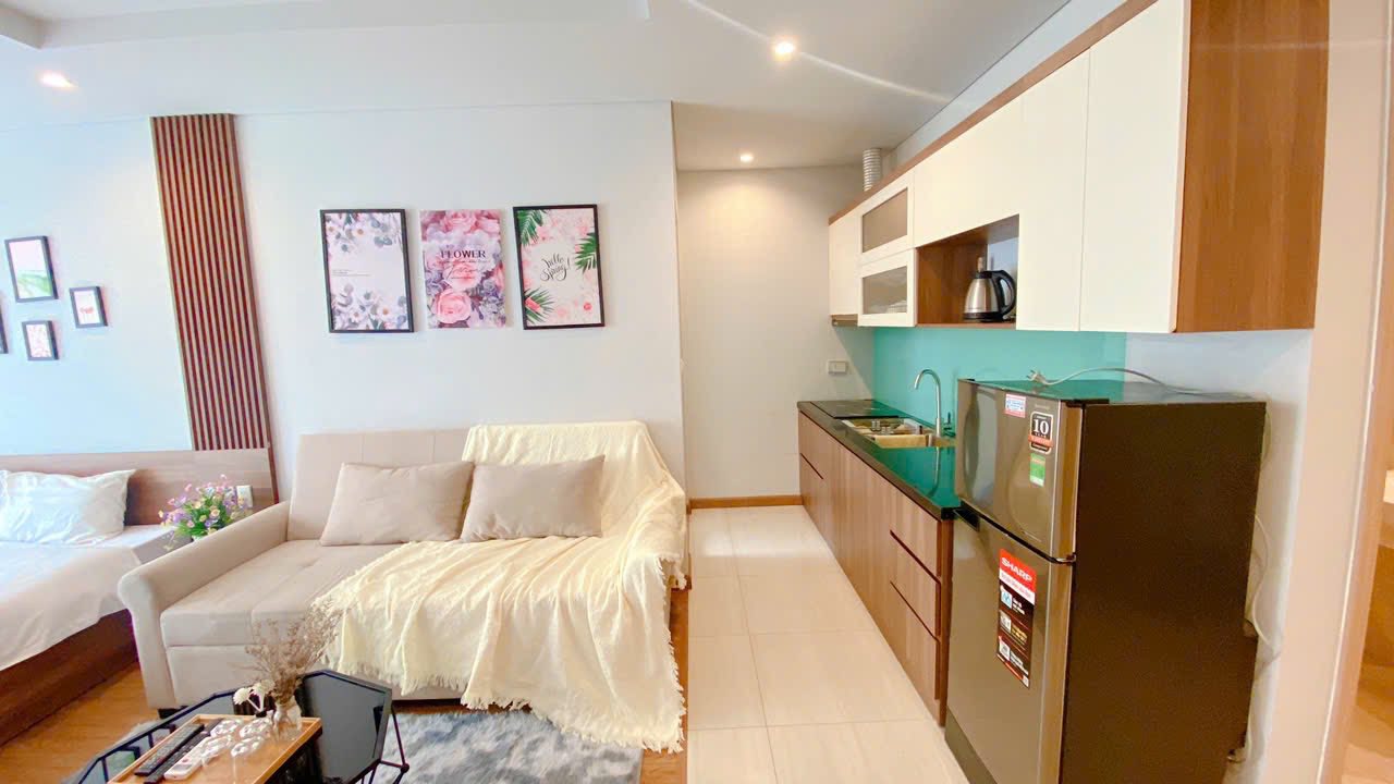 Studio đầy đủ nội thất tại chung cư Bim Bãi Cháy 30m² giá 4.5 triệu - Sẵn sàng vào ở!