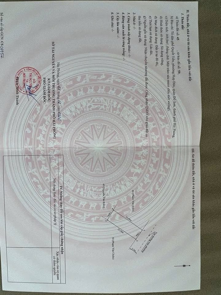 Đất nền Dương Kinh Hải Phòng 169m² - Mặt đường lớn, kinh doanh thuận lợi!