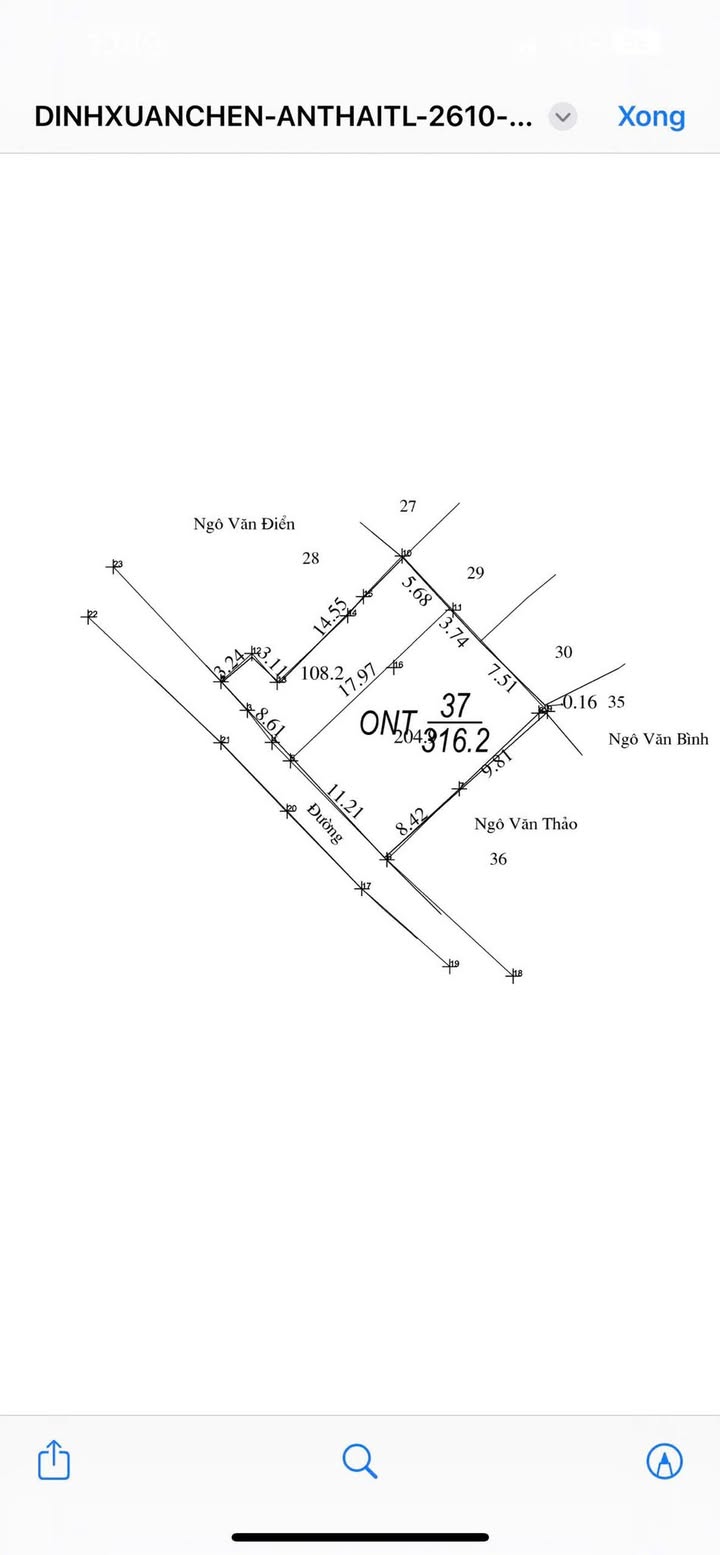 Lô đất 107m² Trầm Lộng, Ứng Hoà, Hà Nội - Giá chỉ 1.07 tỷ, cơ hội đầu tư tuyệt vời!