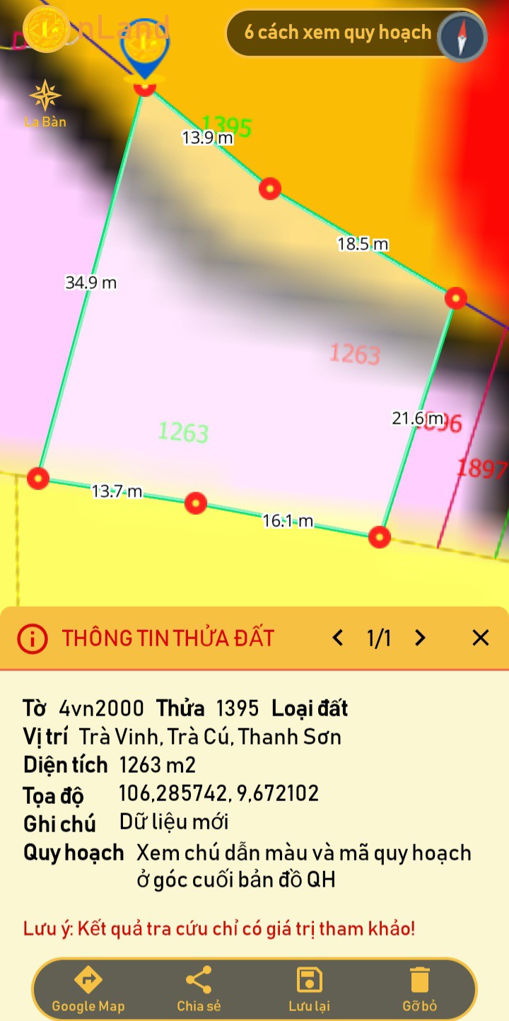 Đất mặt tiền QL53 xã Trà Cú 1m² giá 70 triệu - Cơ hội đầu tư hấp dẫn!