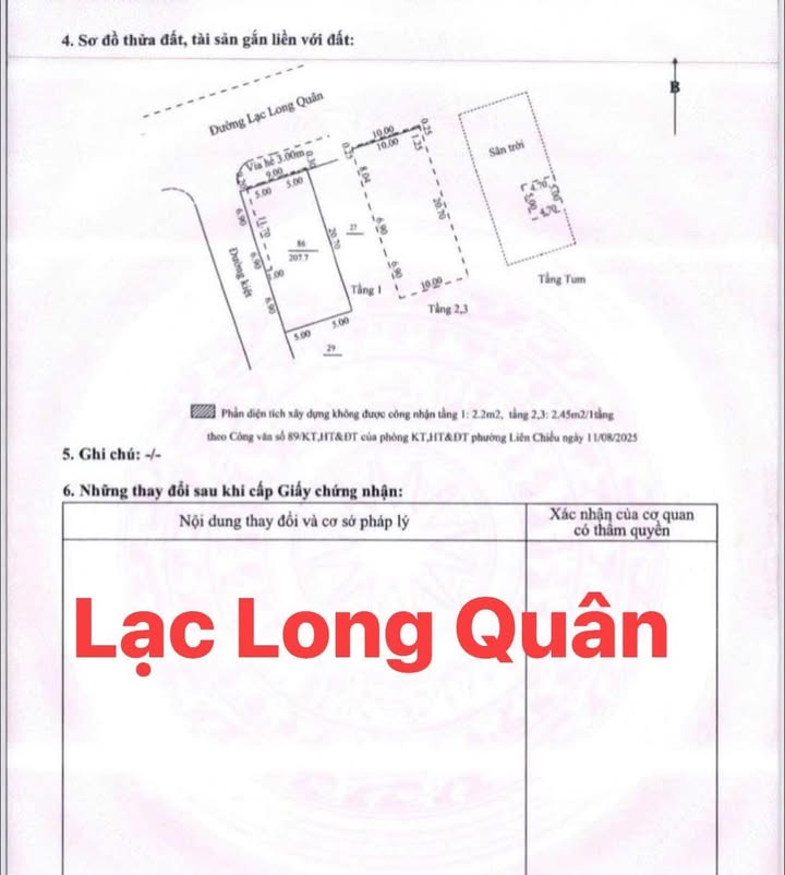 Căn hộ 3,5 tầng đường Lạc Long Quân - Đà Nẵng, 207m² chỉ 18 tỷ - Thu nhập 80 triệu/tháng!