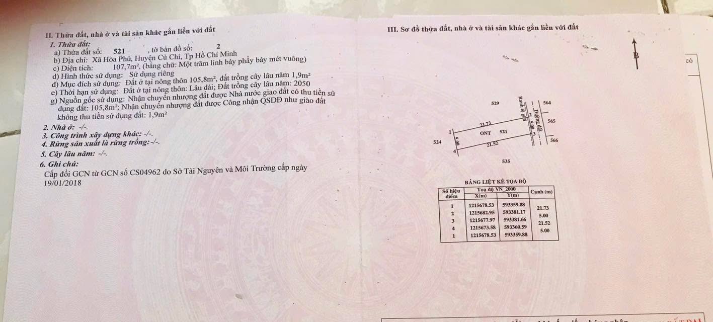 Đất nền CCG Xã Bình Mỹ 105m² giá 1.5 tỷ - Sổ hồng chính chủ, bớt lộc cho người thiện chí!