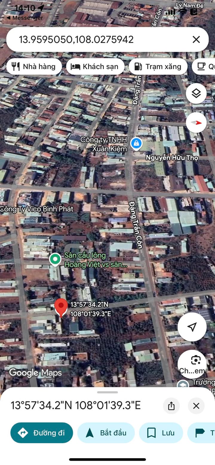 Đất nền hẻm chính Đặng Trần Côn, Hội Phú, Gia Lai 145m² - Giá chỉ 1.09 tỷ!