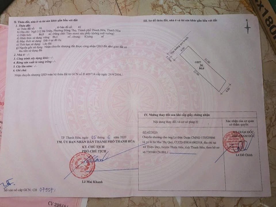 Đất mặt tiền Nguyễn Chí Thanh, Thanh Hóa 88m² - Có sẵn nhà xưởng kiên cố!