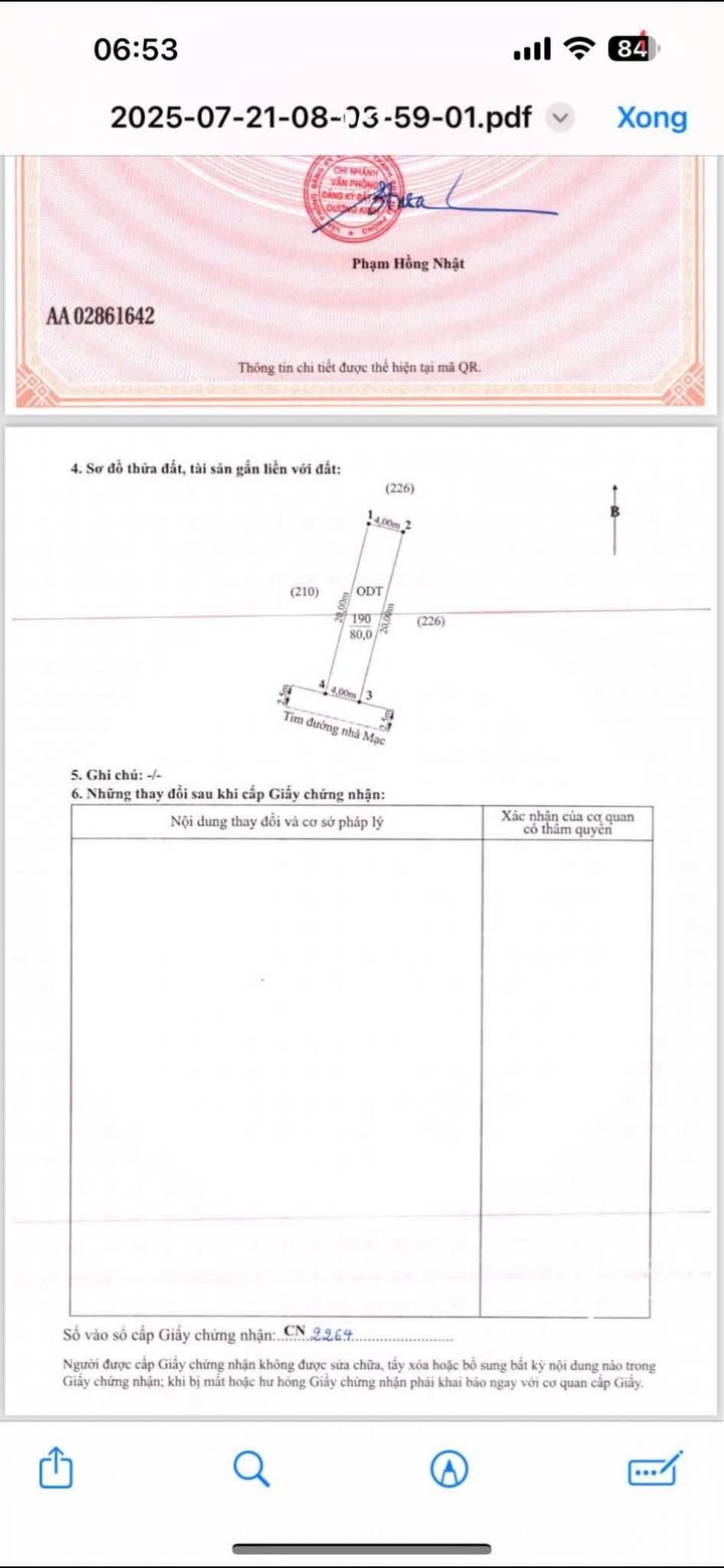 Lô đất Hòa Nghĩa 80m² giá 2 tỷ - Ô tô vào tận nơi, cơ hội đầu tư hấp dẫn!