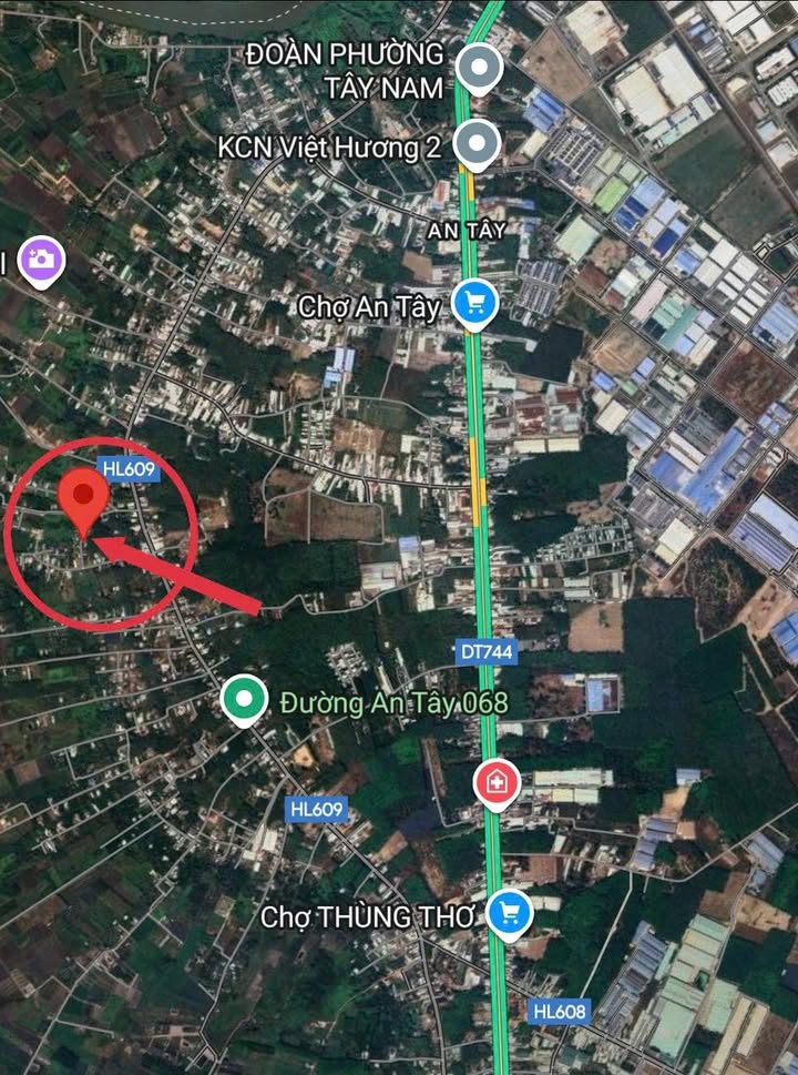 Đất nền An Tây Bến Cát 100m² giá chỉ 600 triệu - Cơ hội đầu tư tuyệt vời!