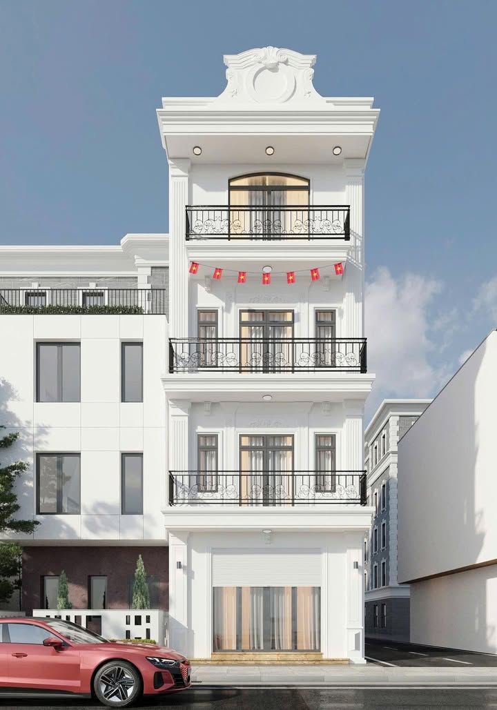 Bán nhà 4 tầng góc mặt đường Quảng Luận - Đa Phúc - 60m² giá 3.7 tỷ - Thiết kế hiện đại, ô tô đỗ cửa