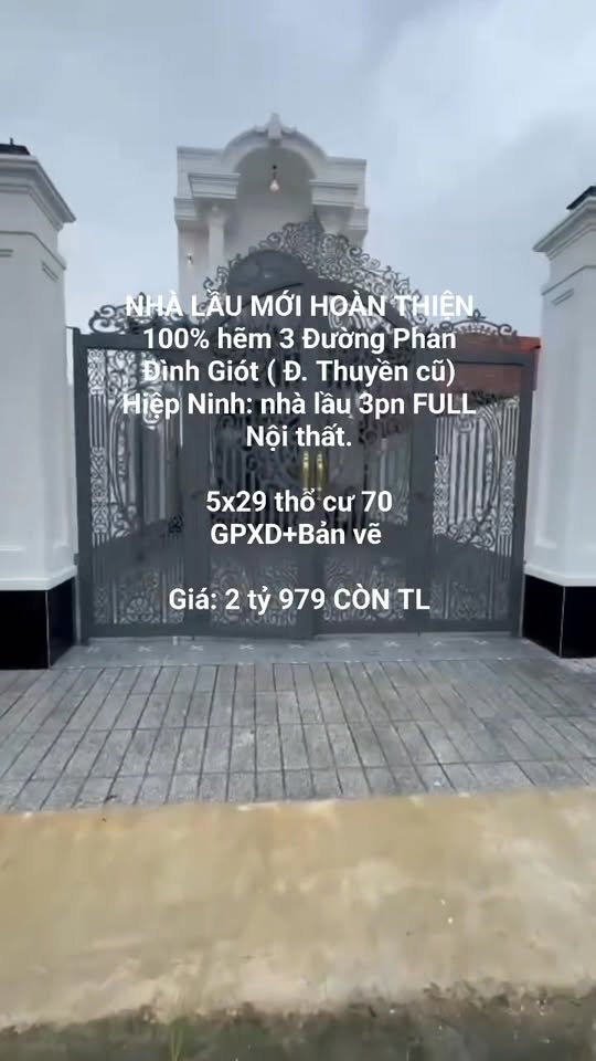 Nhà lầu hẻm 3 đường Phan Đình Giót 145m² giá 2.979 tỷ - Đầy đủ nội thất, sẵn sàng ở ngay!