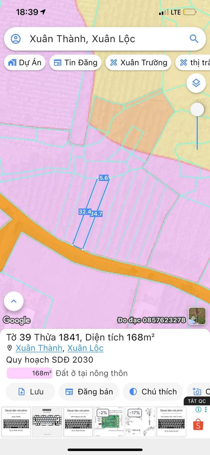 Đất nền Xuân Thành 170m² giá chỉ 500 triệu - Cơ hội đầu tư sinh lời!