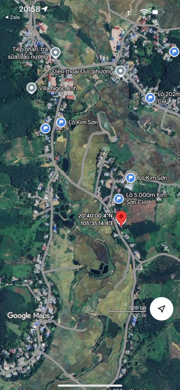 Đất nền Kim Sơn, Kim Bôi 548m² giá 1.096 tỷ - Sổ đỏ chính chủ, đầu tư sinh lời!