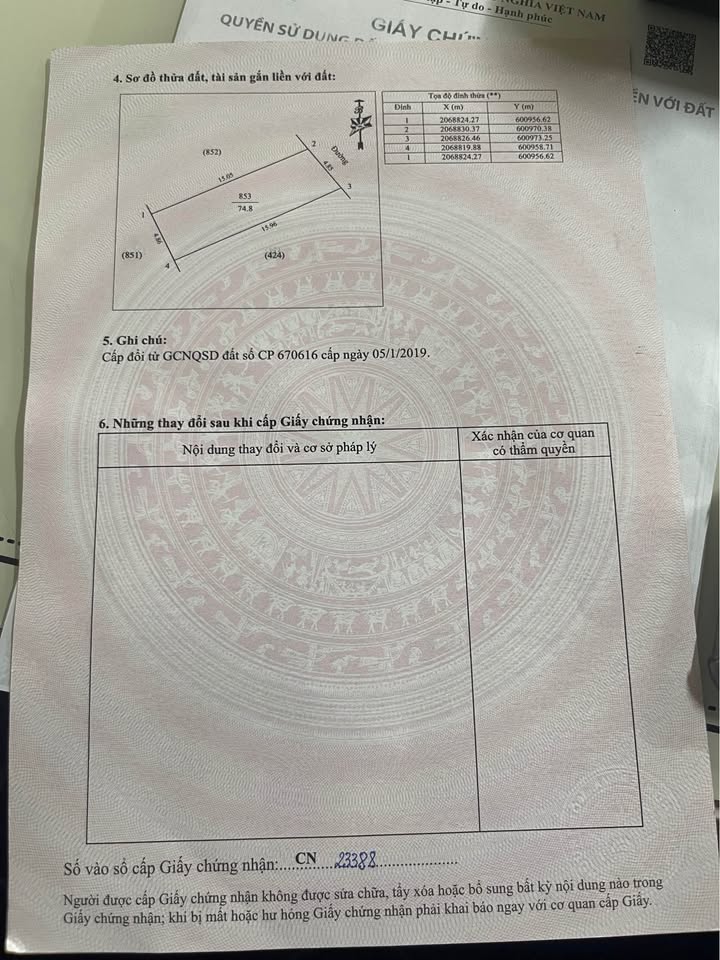 Đất nền Khối Mỹ Trung, Hưng Lộc, TP Vinh 74,8m² giá 2.xx tỷ - Đầu tư sinh lời ngay!