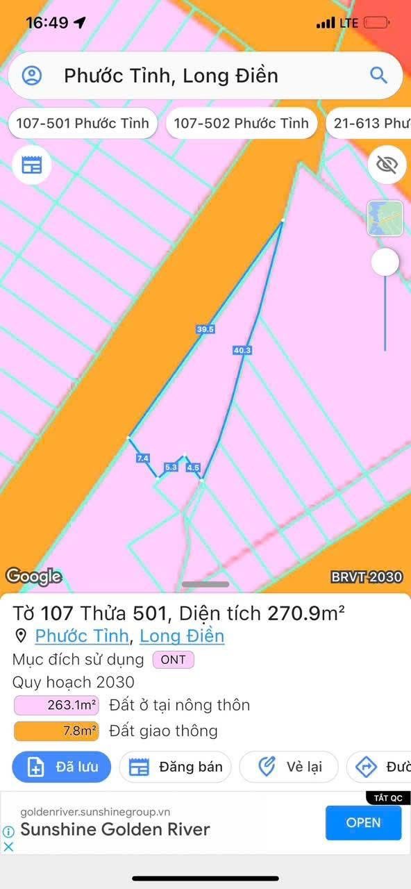 Dãy phòng trọ Long Hải 217m² giá 2 tỷ - Đầu tư sinh lời ngay!