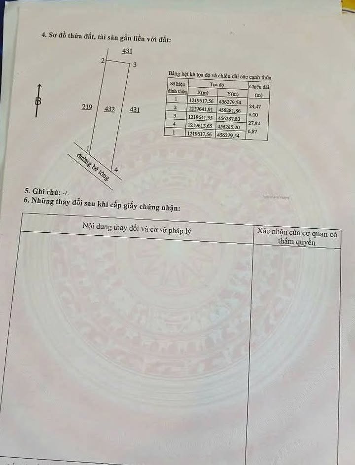 Đất thổ cư 156m² xã Hàm Chính giá chỉ 290 triệu - Đường ô tô vào tận nơi!