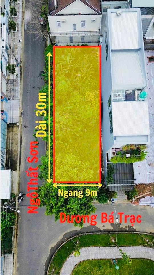 Đất nền lô góc Ngô Thất Sơn - Dương Bá Trạc 270m² giá 5.7 tỷ - Đối diện công viên xanh mát!