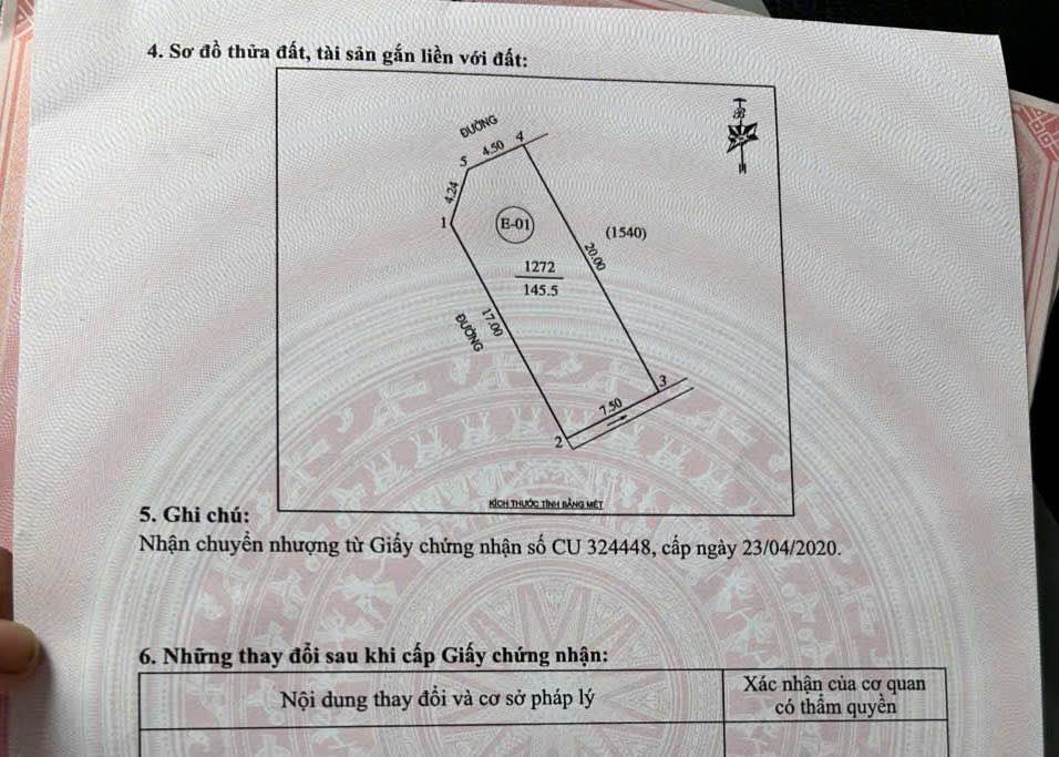 Lô đất góc 2 mặt tiền Hưng Đông 145.5m² giá 5.4 tỷ - Đầu tư sinh lời ngay!