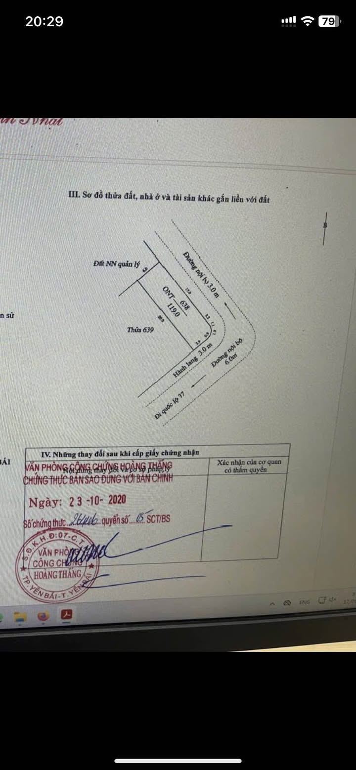 Đất nền Bến xe Nước Mát Âu Lâu 119m² giá chỉ 1.5 tỷ - Lô góc 2 mặt thoáng!