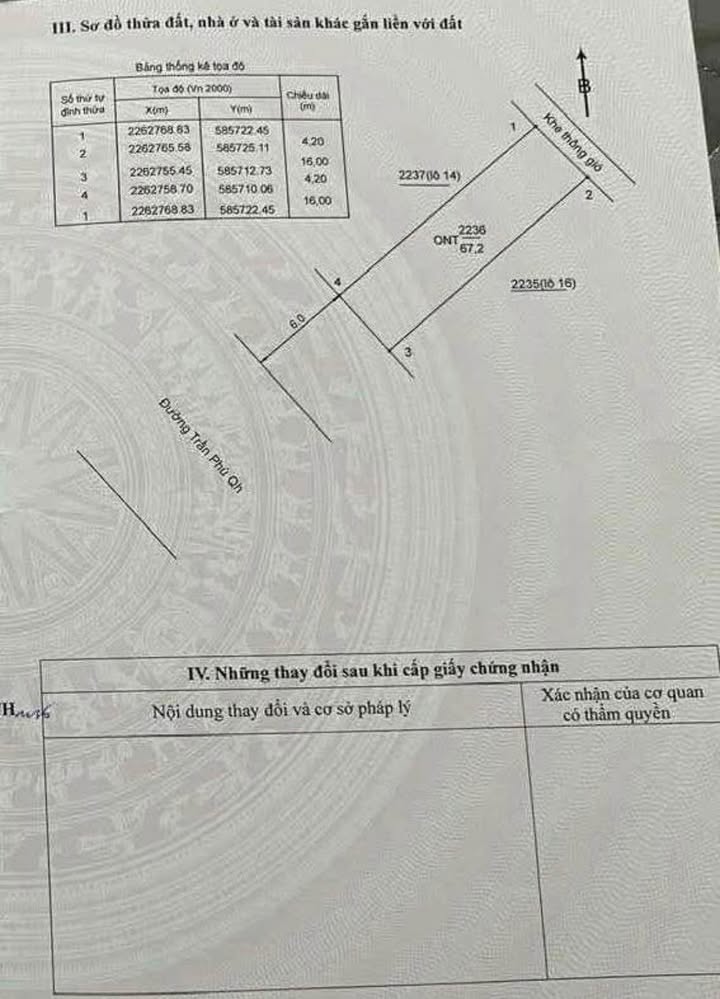 Đất mặt đường Đại Phú - Trần Hưng Đạo 67m² giá 2 tỷ - Đầu tư sinh lời cao!