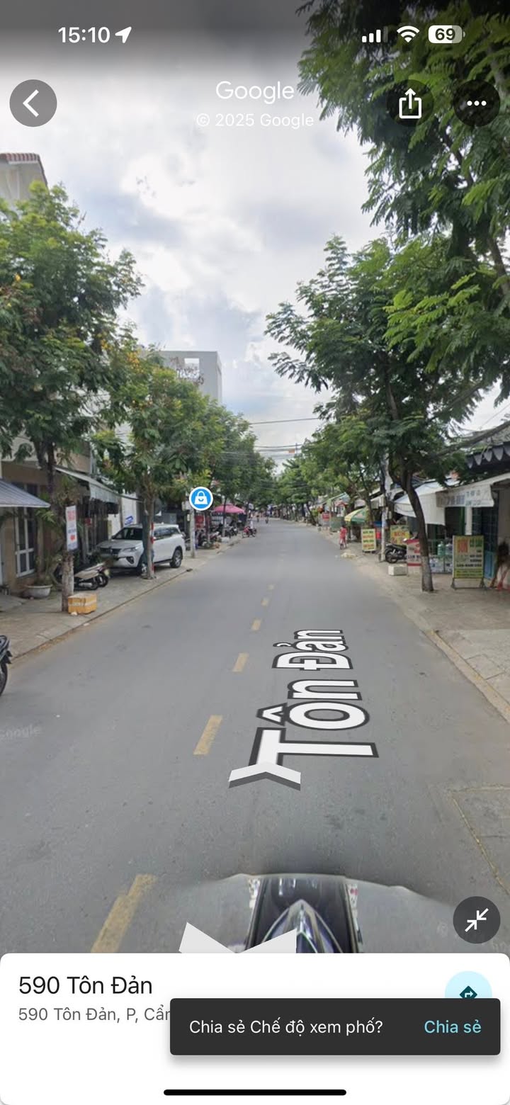 Mặt tiền 590 Tôn Đản, Cẩm Lệ, Đà Nẵng - Diện tích 72m², Giá 5 tỷ - Vị trí đông đúc, cho thuê ổn định!