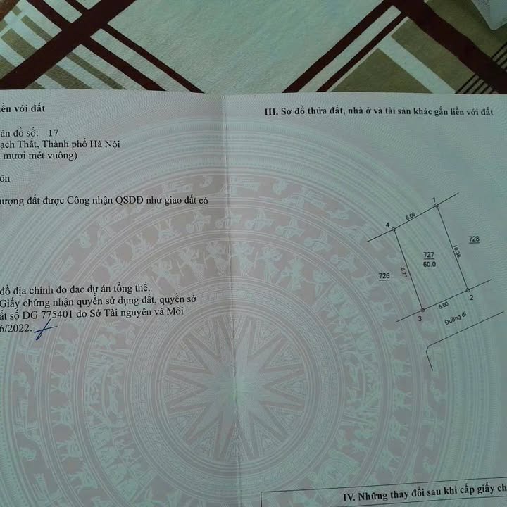 Lô đất đẹp tại xã Tân Xã, Thạch Thất 60m² - Cơ hội đầu tư sinh lời hấp dẫn!