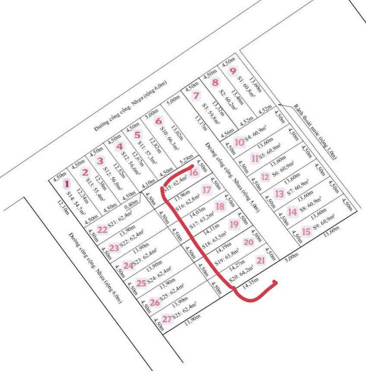 Đất nền đường 353, phường Hợp Đức, quận Đồ Sơn, 63m² - Giá chỉ 1.8 tỷ!