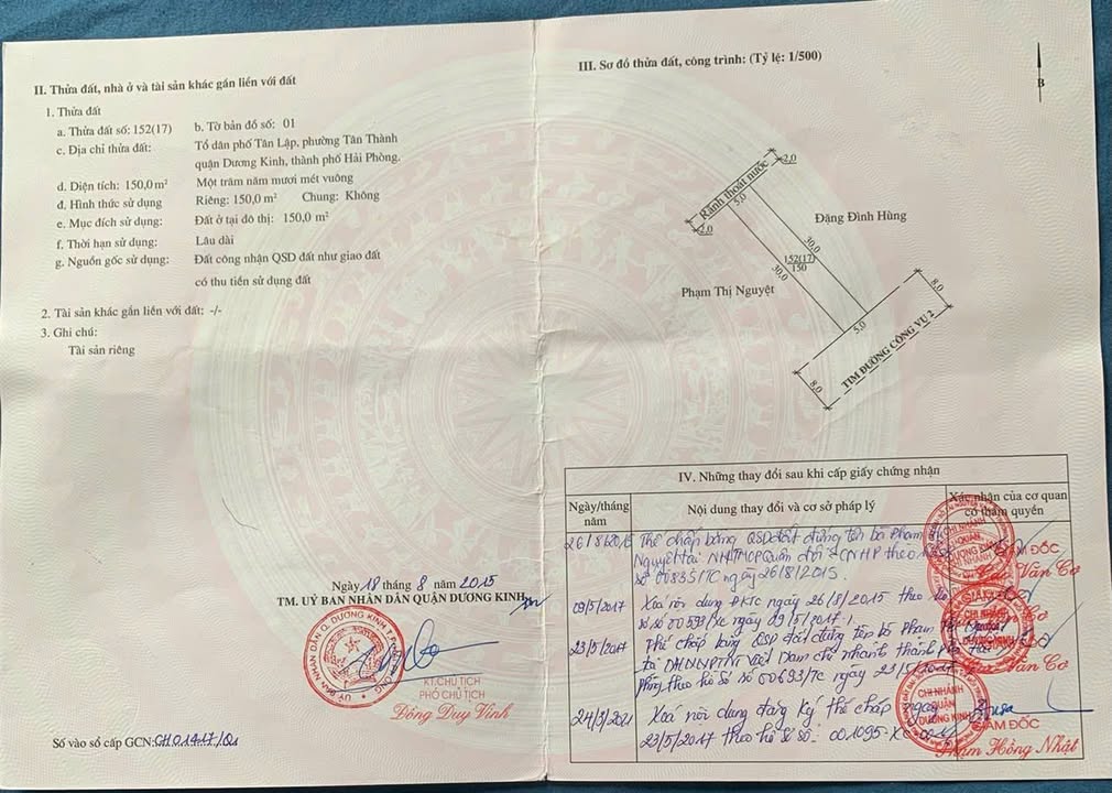 Đất nền Tân Thành, Dương Kinh 150m² giá chỉ 20 triệu - Đầu tư sinh lời ngay!