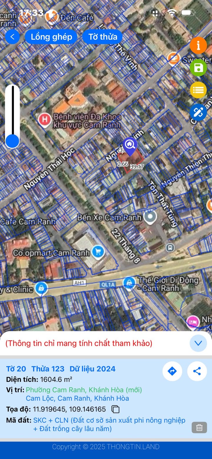 Lô đất siêu vip Cam Ranh 1593.75m² giá chỉ từ 720 triệu - Đầu tư sinh lời ngay!