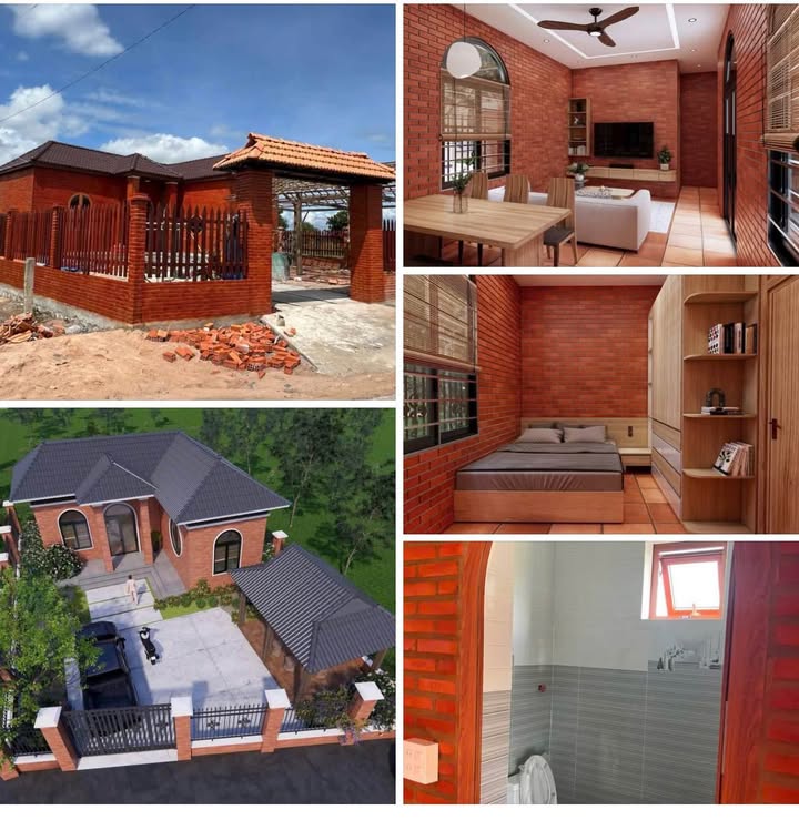 Nhà vườn mini mặt tiền nhựa xã Hàm Chính 240m² giá 1.25 tỷ - Đầy đủ nội thất, sẵn sàng vào ở!