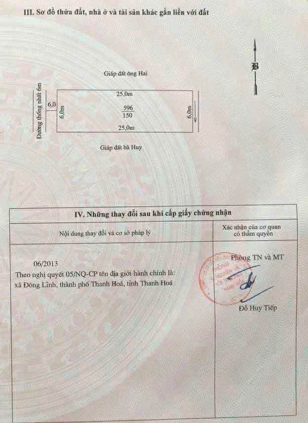 Đất nền phường Đông Tiến, Thanh Hóa 150m² giá 1 tỷ - Tiềm năng phát triển vượt trội!