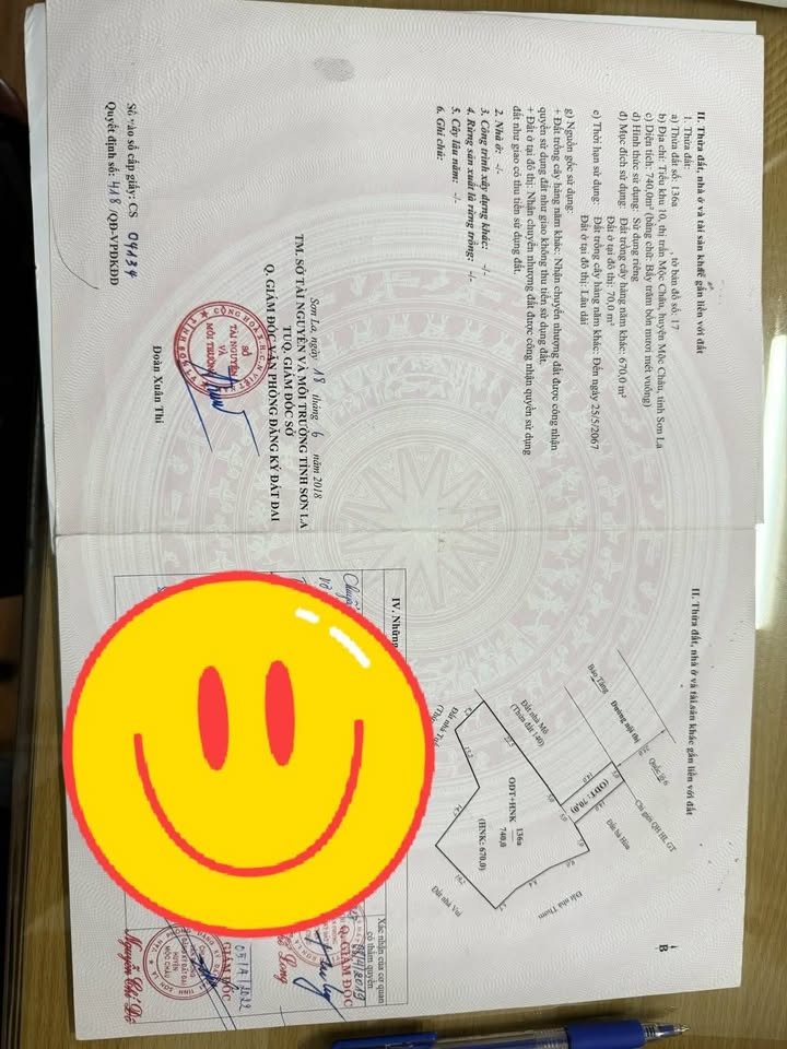 Đất ở đô thị Mộc Châu 740m² giá chỉ 9.62 tỷ - Gần trung tâm và tiện ích đầy đủ!