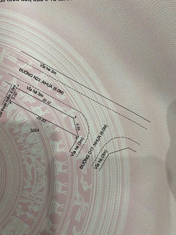 Đất nền Tân Đông Hiệp Dĩ An 122m² giá 5.5 tỷ - Lô góc 2 mặt tiền cực đẹp!