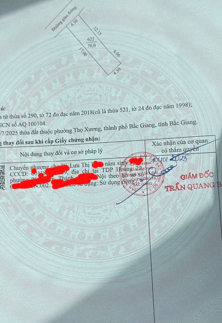 Đất nền khu DCS3, phường Bắc Giang, TP. Bắc Ninh 70m² giá 2 tỷ - Sổ đỏ chính chủ!