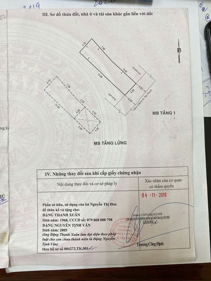 Nhà cấp 4 Hẻm 229 Tây Thạnh, Quận Tân Phú 64m² giá 5.9 tỷ - Sổ hồng chính chủ, thương lượng!