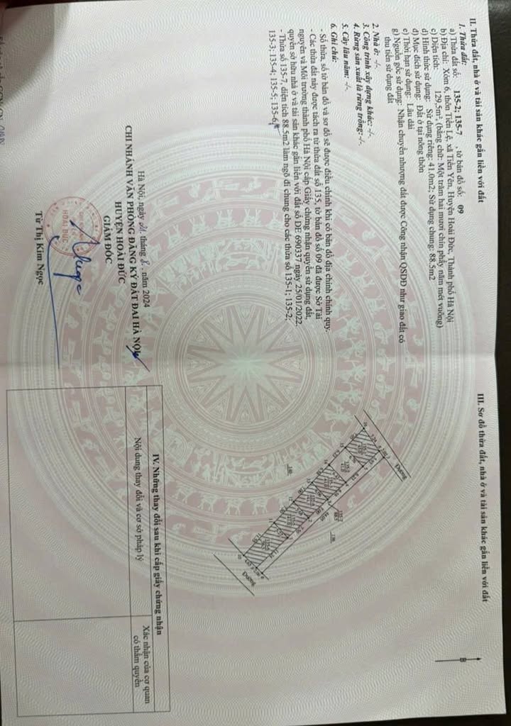 Đất thổ cư Sơn Đồng, Hoài Đức 41m² giá 3 tỷ - Đầu tư tuyệt vời!