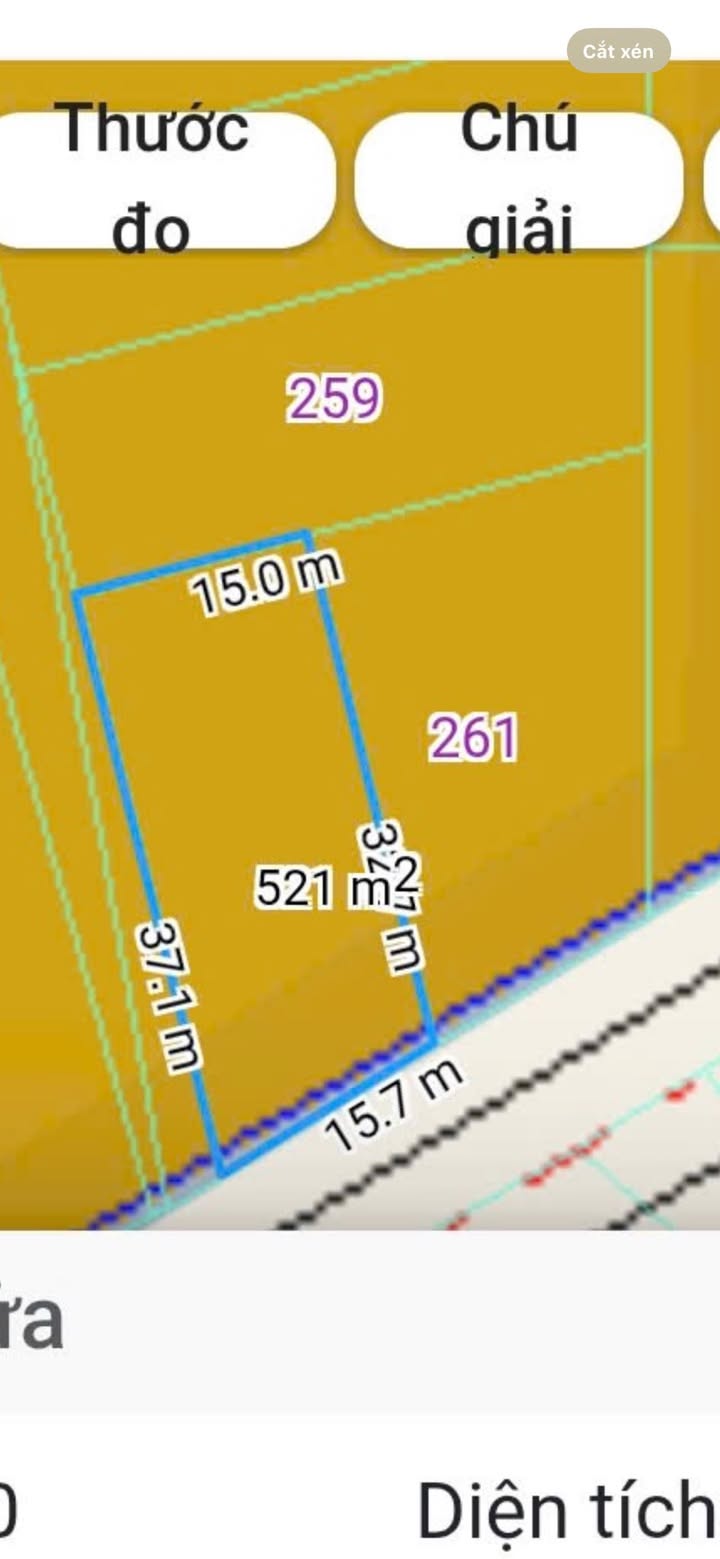 Đất nền Tóc Tiên, Phú Mỹ 480m² - Mặt tiền nhựa, giá tốt!