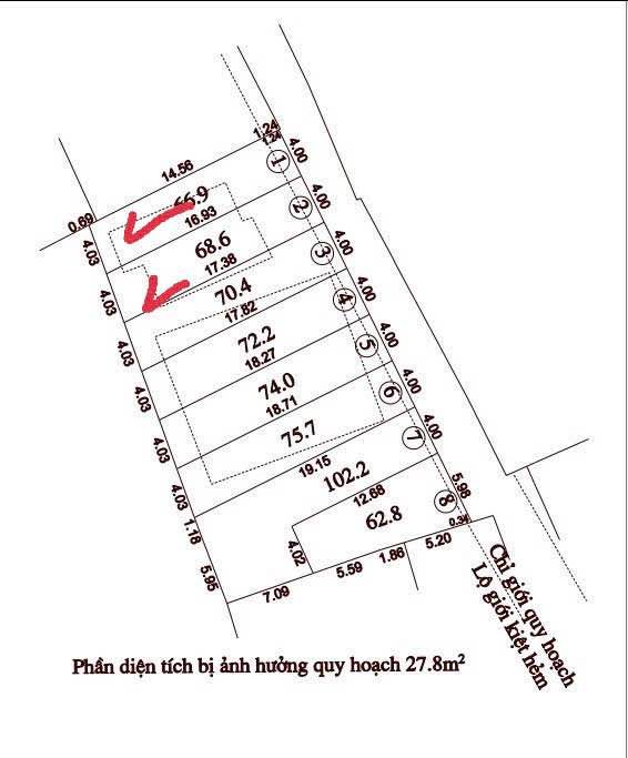Bán đất kiệt 4m đường Trần Văn Dư, Mỹ An, 67m² giá 6 tỷ - Tiềm năng đầu tư cao!