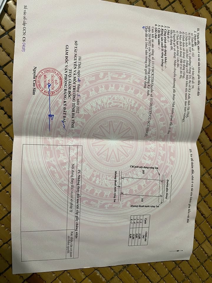 Đất ở Kỳ Anh 168m² giá thỏa thuận - Phong thủy tốt, đường rộng ô tô tránh nhau