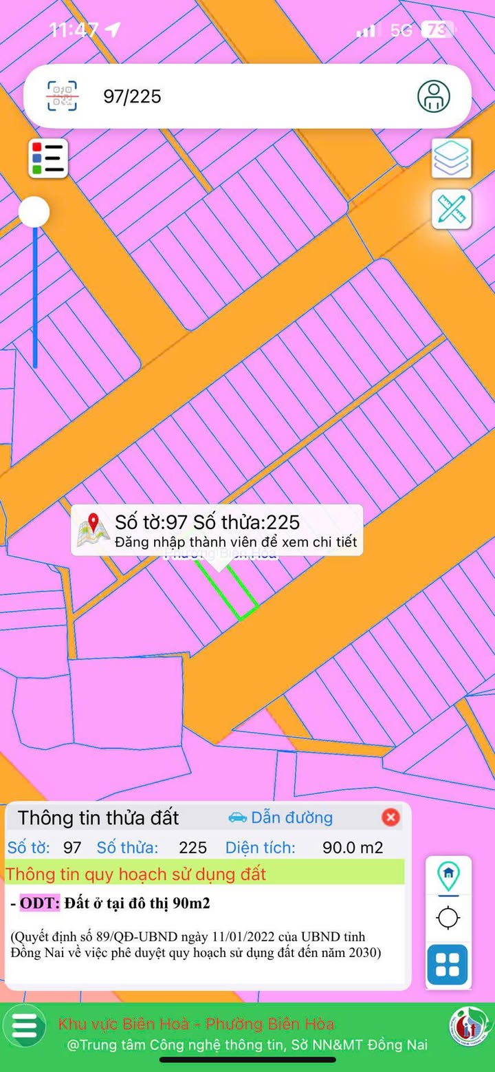 Đất nền Bửu Hòa Biên Hòa 90m² giá 2.9 tỷ - Đầu tư sinh lời ngay!