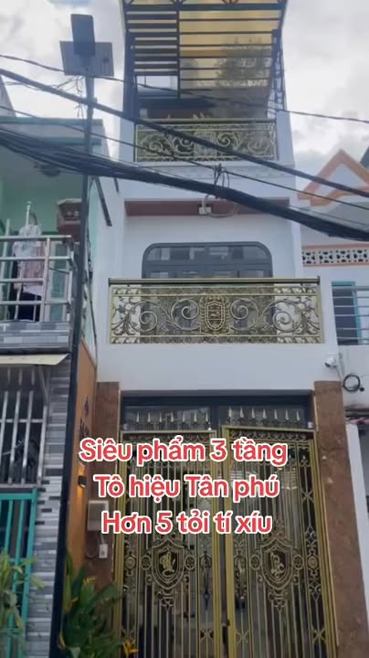 Nhà đẹp hẻm xe hơi Tô Hiệu, Tân Phú 36m² giá 5.15 tỷ - Full nội thất cao cấp!