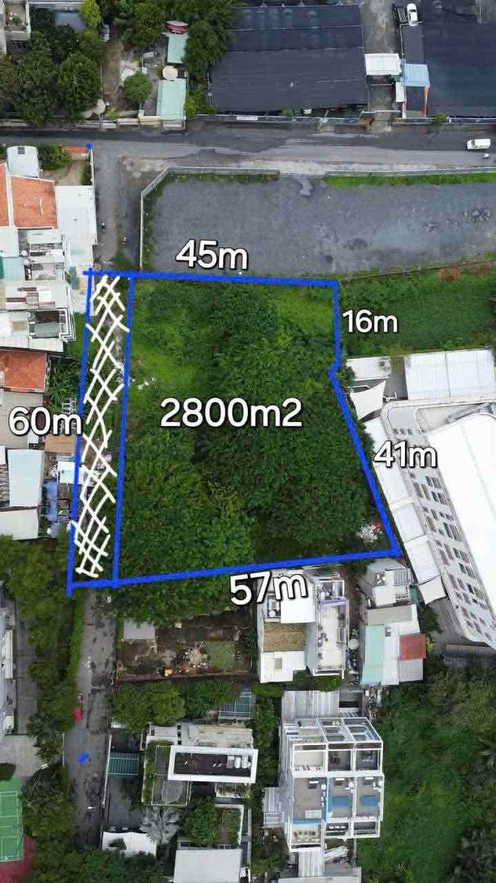 Bán đất góc 2 mặt tiền Thảo Điền, Quận 2 - Diện tích 2800m², Giá 840 tỷ!