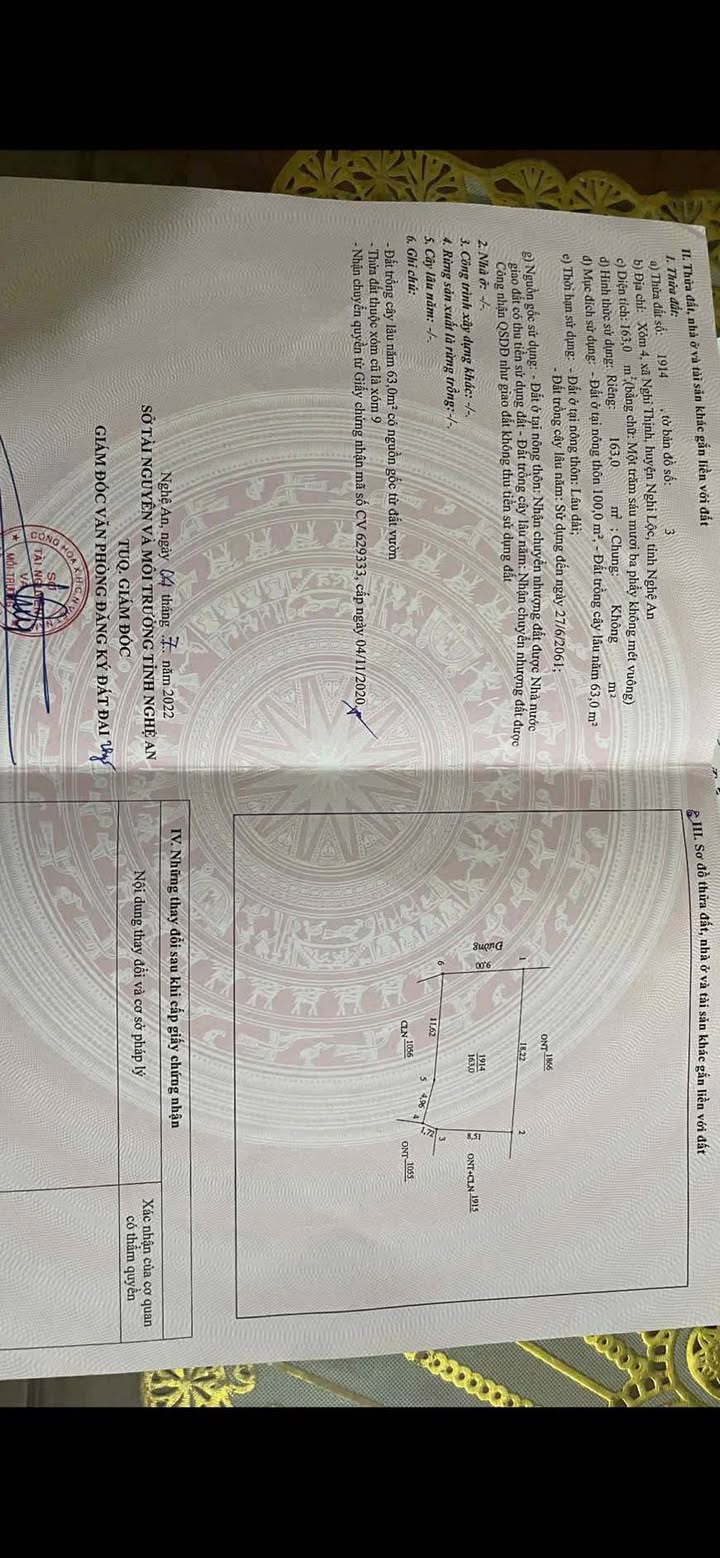 Đất Nghi Thịnh 163m² giá tốt - Chính chủ cần bán gấp!