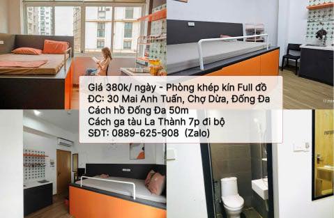 Phòng cho thuê tại Chợ Dừa, Đống Đa - Tiện nghi đầy đủ, vào ở ngay!